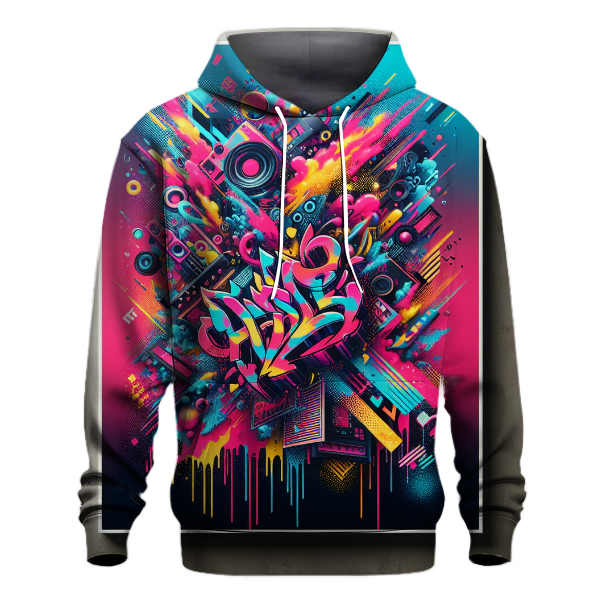 Colorful Graffiti Pop Hoodie