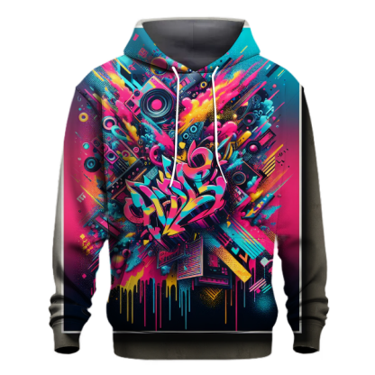 Colorful Graffiti Pop Hoodie