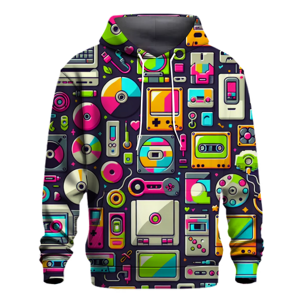 Retro Tech Nostalgia Hoodie