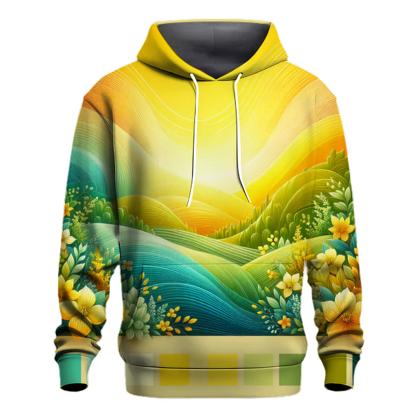 Sunny Garden Gradient Hoodie