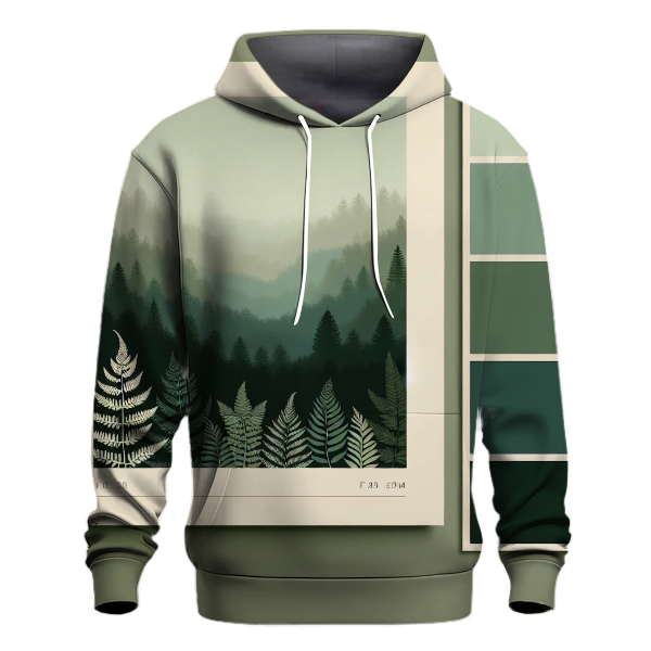 Cascading Fern Gradient Hoodie