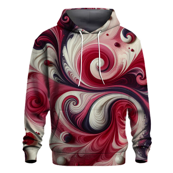 Raspberry Dreams Tie-dye Design Hoodie