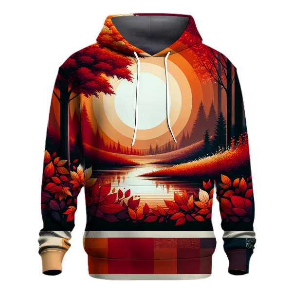 Crimson Autumn Hoodie