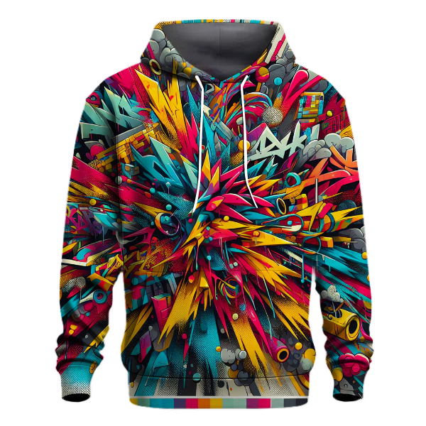 Funky Graffiti Style Hoodie