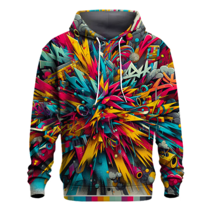 Funky Graffiti Style Hoodie