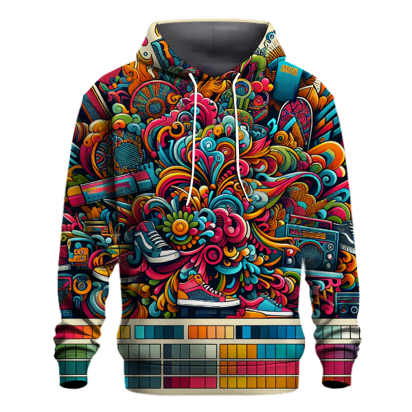 Bold Graffiti Expressions Hoodie