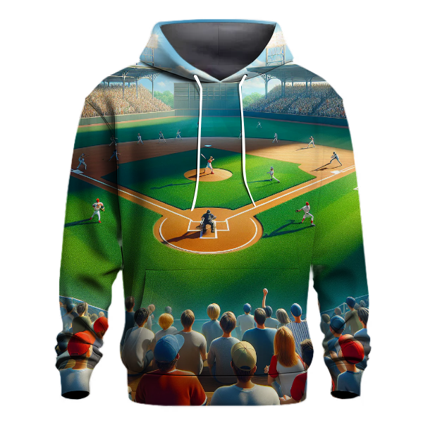 Baseball Diamonds and Stars Hoodie