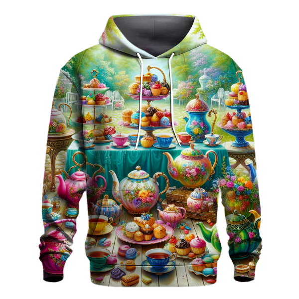 Charming Whimsical Tea Party Hoodie