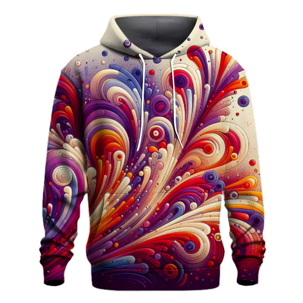 Vivid Retro Flares Hoodie