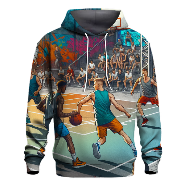Street Basketball Scene Hoodie