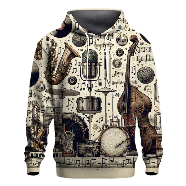 Retro Jazz Night Hoodie