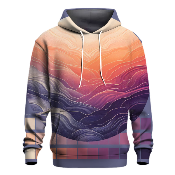 Marble Sunset Fusion Hoodie