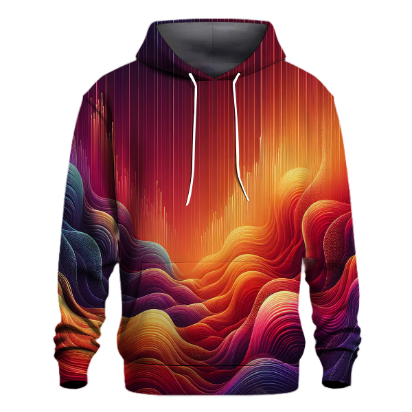 Urban Sunset Streak Hoodie