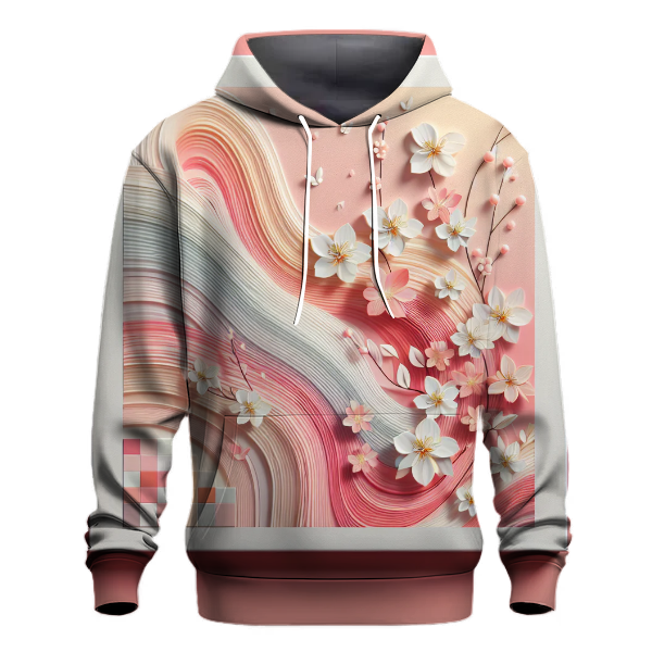 Spring Blossom Gradient Design Hoodie