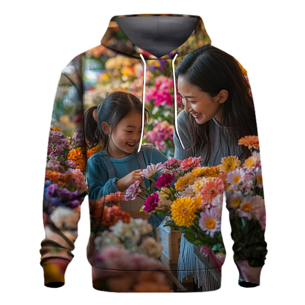 Garden of Memories Creating a Floral Arrangement Together Hoodie