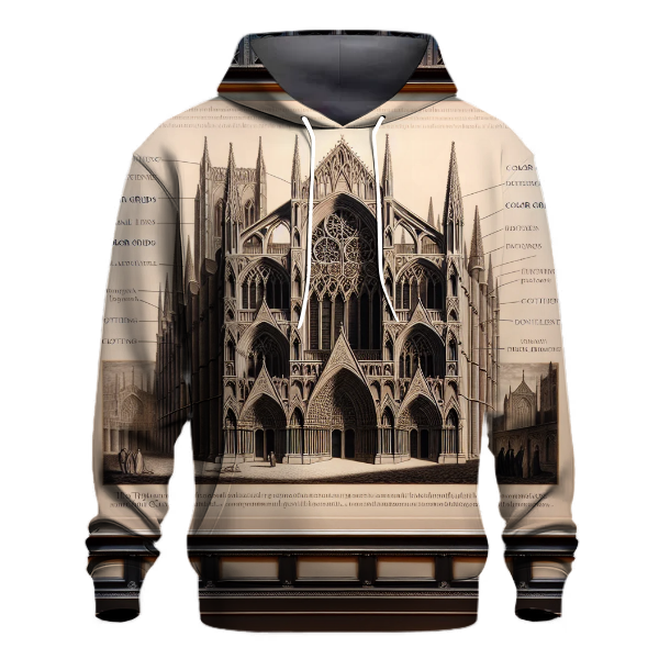 Gothic Cathedral Shadows Hoodie