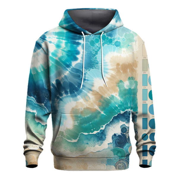 Glistening Tide Tie-Dye Hoodie