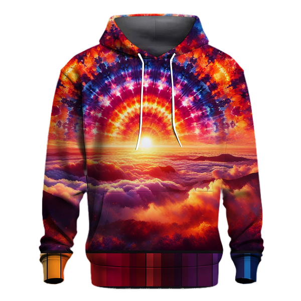 Sunset Horizon Burst Hoodie
