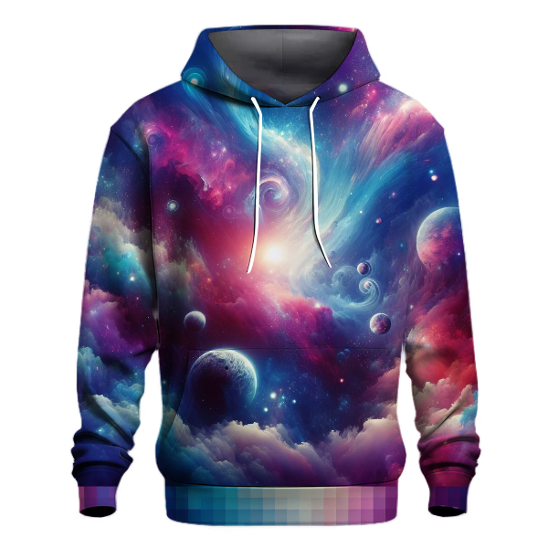 Cosmic 80s Vibes Hoodie