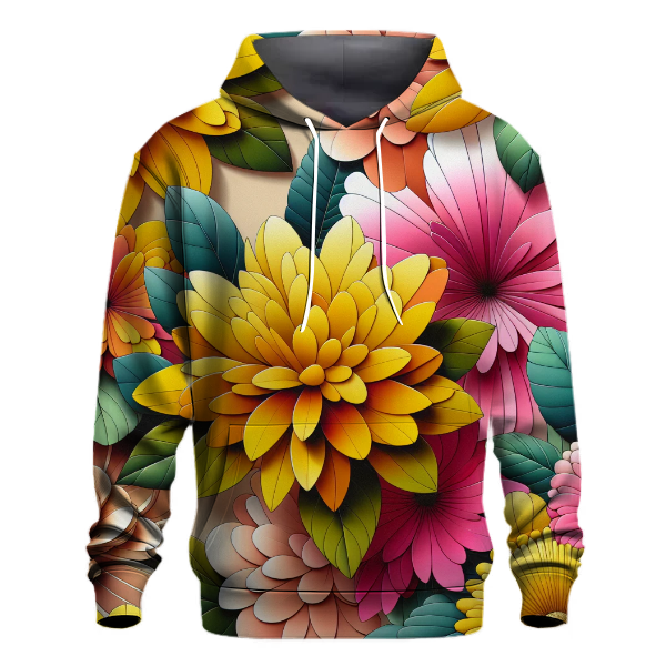 Nostalgic Flower Power Hoodie