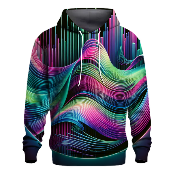 Electro Sound Waves Hoodie
