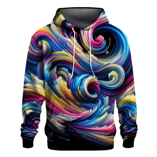 Colorful Wave Dance Hoodie