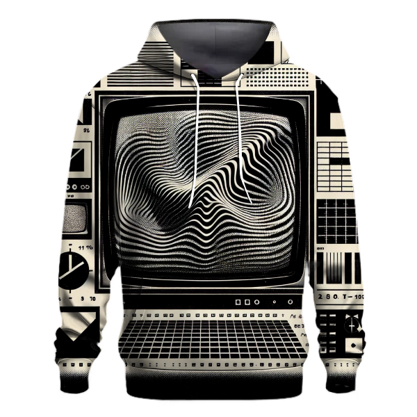 Retro TV Static Hoodie