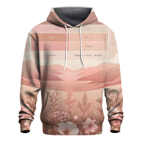 Floral Pastel Symphony Hoodie