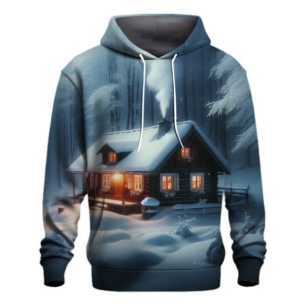 Cozy Cabin Snowfall Hoodie