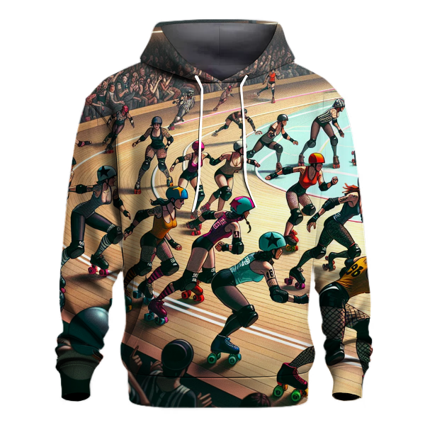Roller Derby Thrills Hoodie