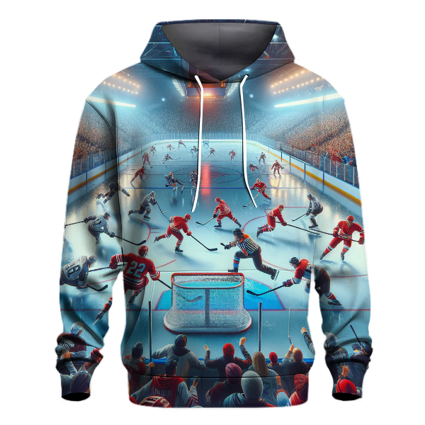 Ice Hockey Rink Hoodie