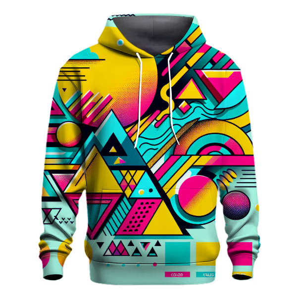 Colorful Geometric Fusion Hoodie