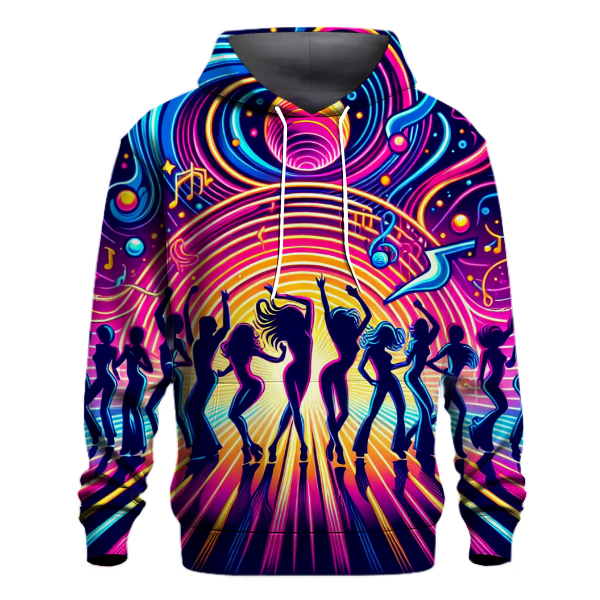 Neon Dance Floor Fever Hoodie