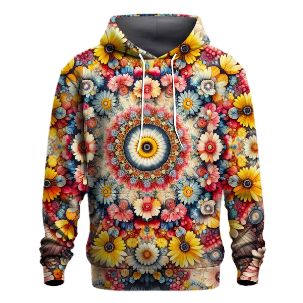 Floral Kaleidoscope Hoodie