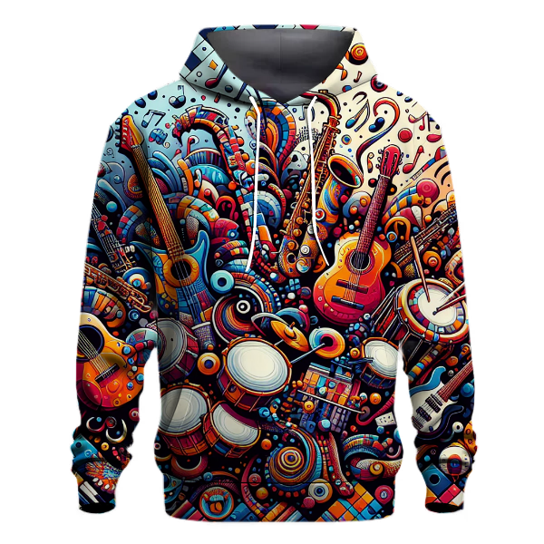 Energetic Music Festival Vibes Hoodie