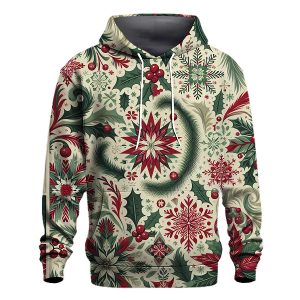 Festive Flannel Vibes Hoodie