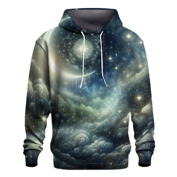 Celestial Dreams Night Sky Hoodie