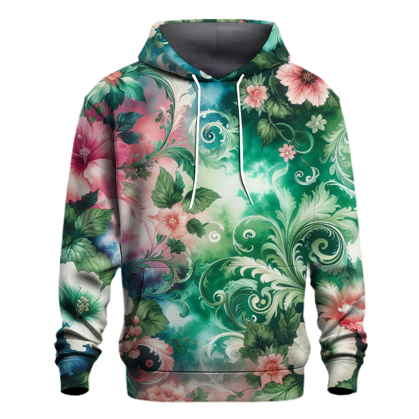 Blossoming Vine Whirl Hoodie