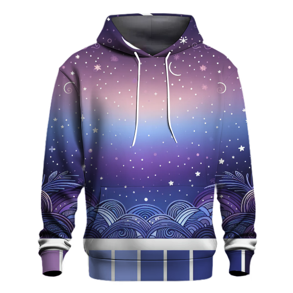 Ethereal Night Gradient Design Hoodie