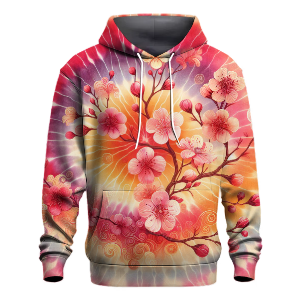 Cherry Sunrise Tie-Dye Hoodie