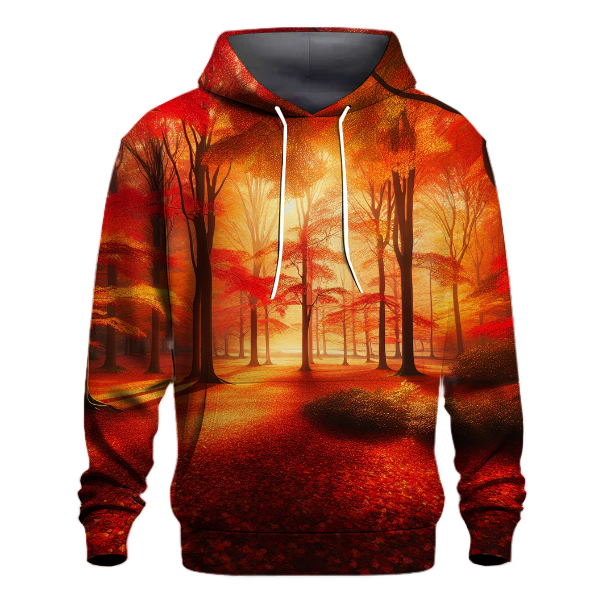 Vibrant Autumn Forest Hoodie