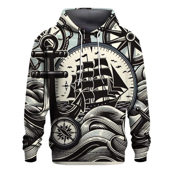 Classic Nautical Voyage Hoodie