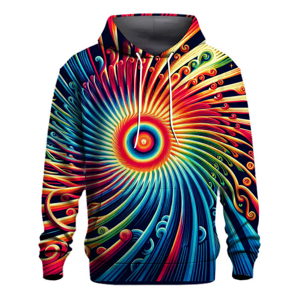 Retro Rainbow Blast Hoodie
