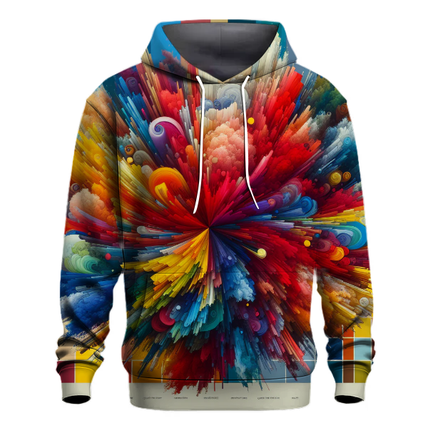 Daring Color Explosion Hoodie