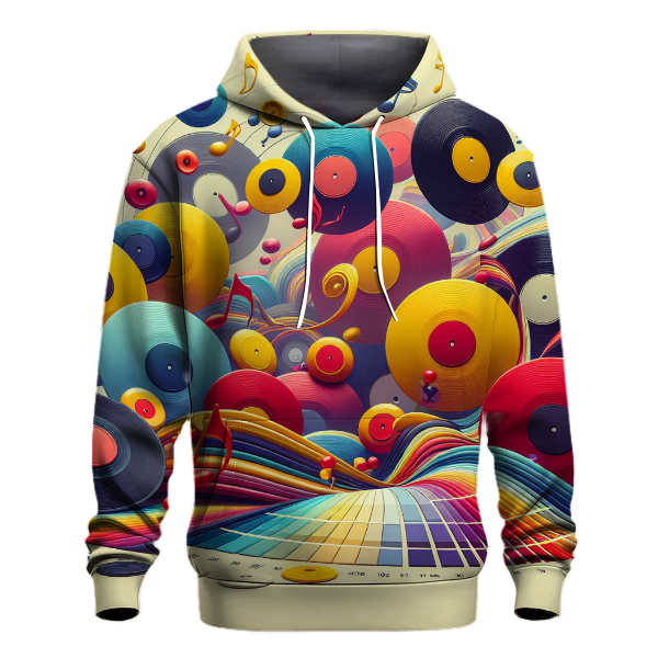 Groovy Record Vibes Hoodie