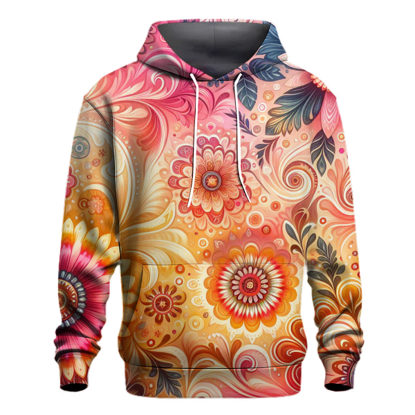 Fiesta Floral Fusion Hoodie
