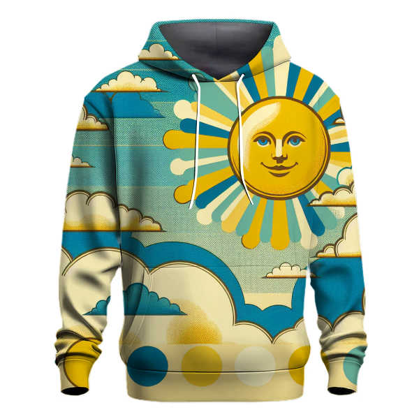 Sunshine and Clouds Design Hoodie
