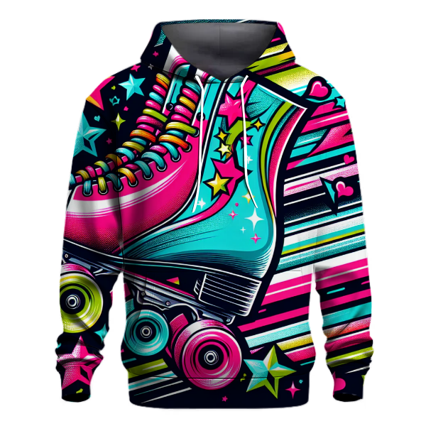 Retro Roller Skates Hoodie