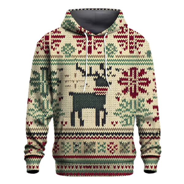Cozy Christmas Sweater Vibes Hoodie