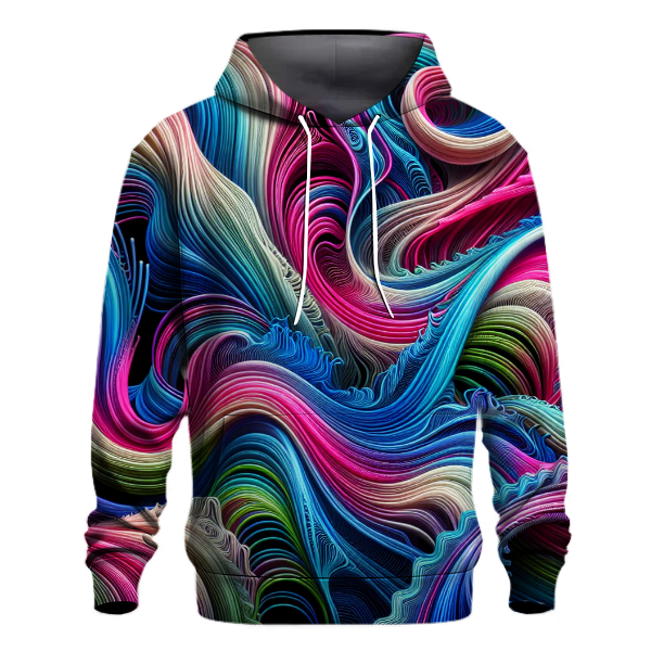 Wave Patterns Hoodie